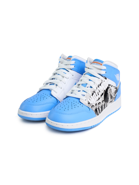 Кроссовки подростковые Jordan 1 Mid "Sneaker School Game NKDADDYS SNEAKERS  купить онлайн