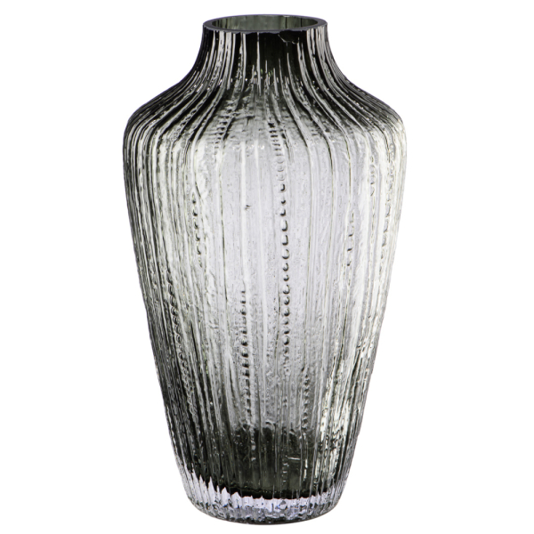 Декоративная ваза из дымчатого стекла МАГАМАКС, цвет: серый CSA-8L купить онлайн