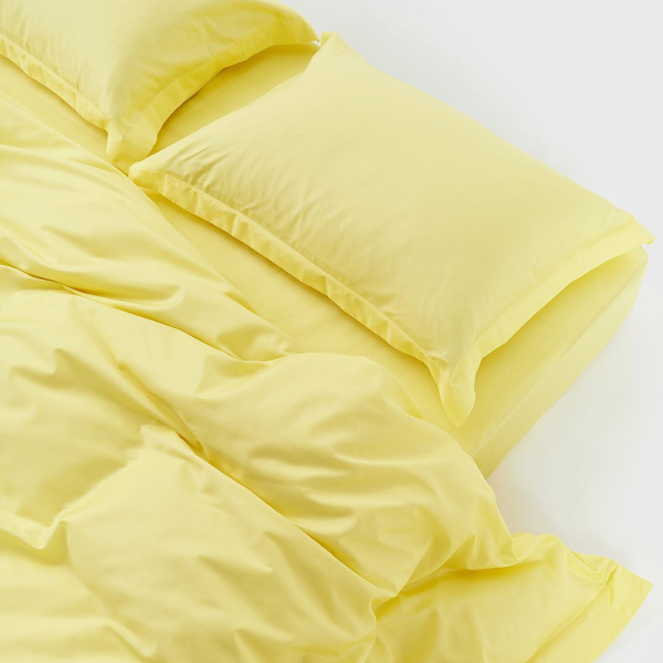 Простыня Pastel Yellow без резинки MORФEUS, цвет: pastel yellow 26205 купить онлайн