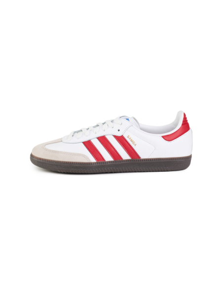 Кроссовки мужские Adidas Samba OG "White Better Scarlet" NKDADDYS SNEAKERS, цвет: белый IG1025 купить онлайн