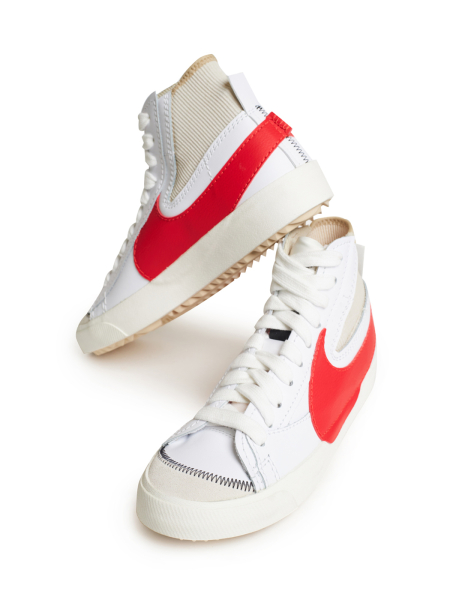 Кроссовки мужские Nike Blazer Mid 77 Jumbo "White Habanero Red" NKDADDYS SNEAKERS  купить онлайн