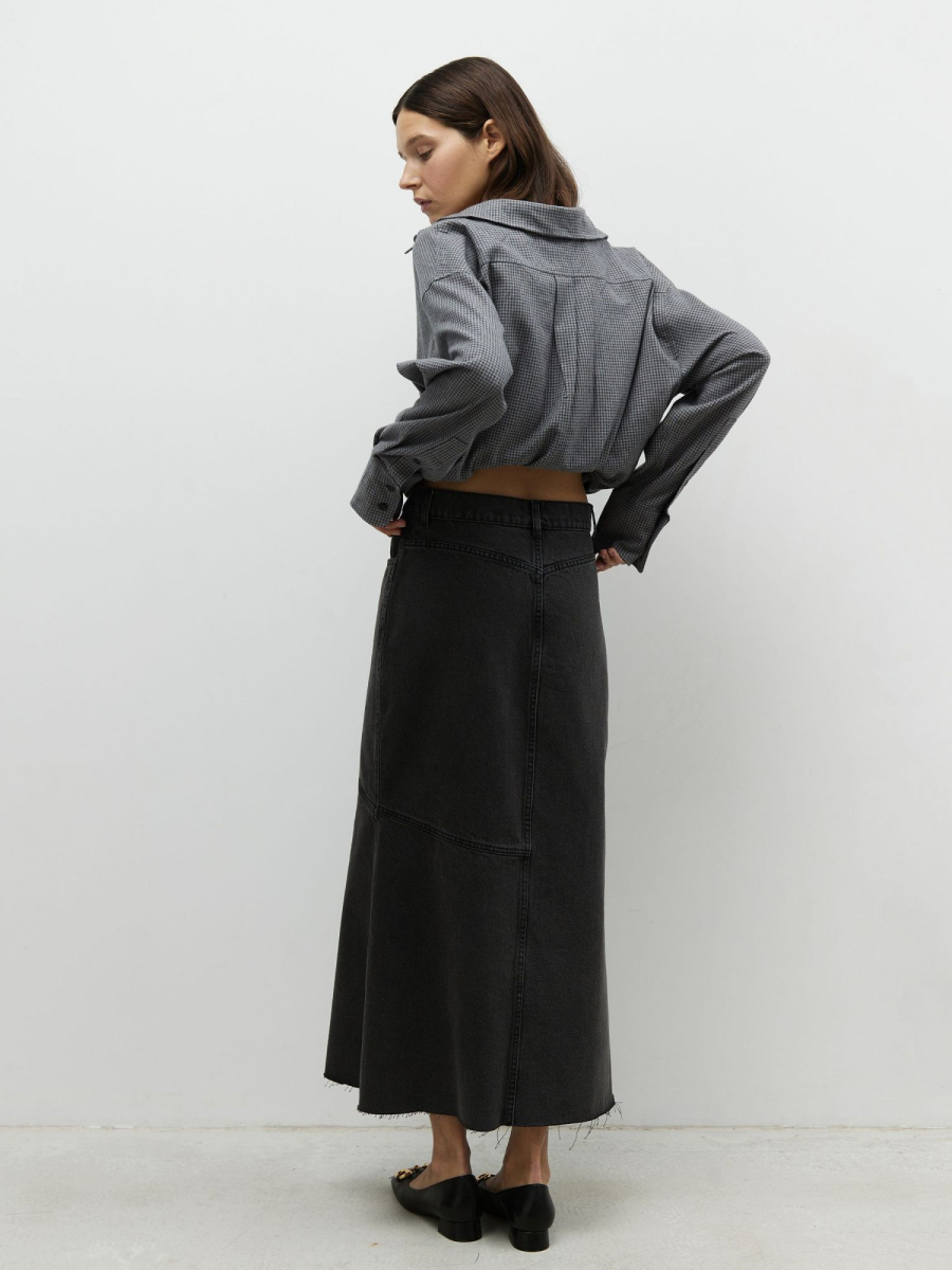 Юбка джинсовая сложного кроя AroundClother&Knitwear  купить онлайн