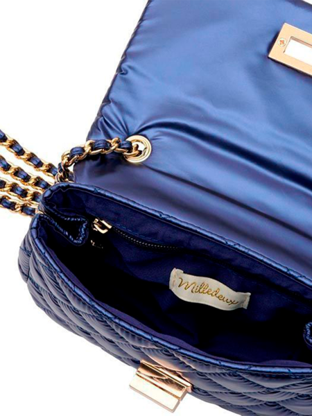 Детская стеганая сумка на цепочке Milledeux "Metallic" Bunny Hill  купить онлайн
