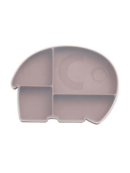 Детская тарелка с разделителями и крышкой в виде слона Sebra Bunny Hill  купить онлайн