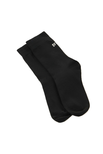 Носки SVYATOY с вышивкой SVYATAYA, цвет: Чёрный 17865 купить онлайн