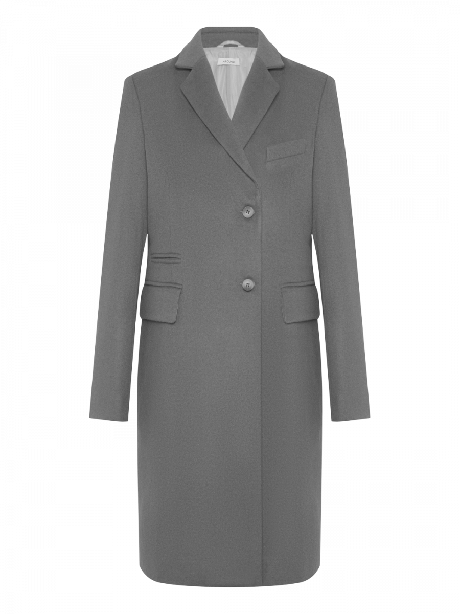Классическое пальто (Серый) (M, Серый)
