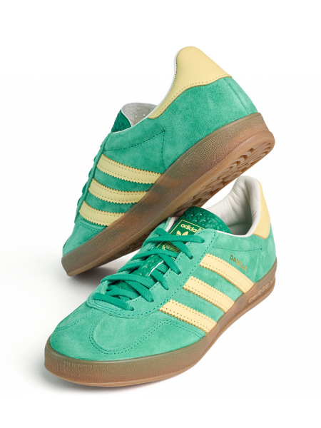 Кроссовки унисекс Adidas Gazelle Indoor "Semi Court Green" NKDADDYS SNEAKERS, цвет: зеленый IH7500 купить онлайн