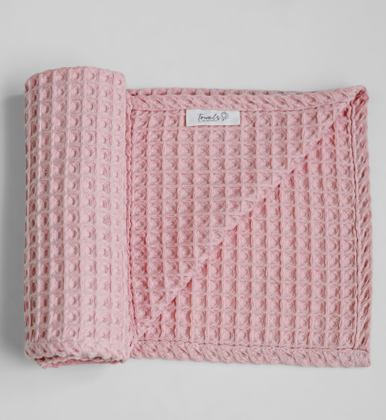 Вафельное полотенце для рук "Розовый леденец" Towels  купить онлайн