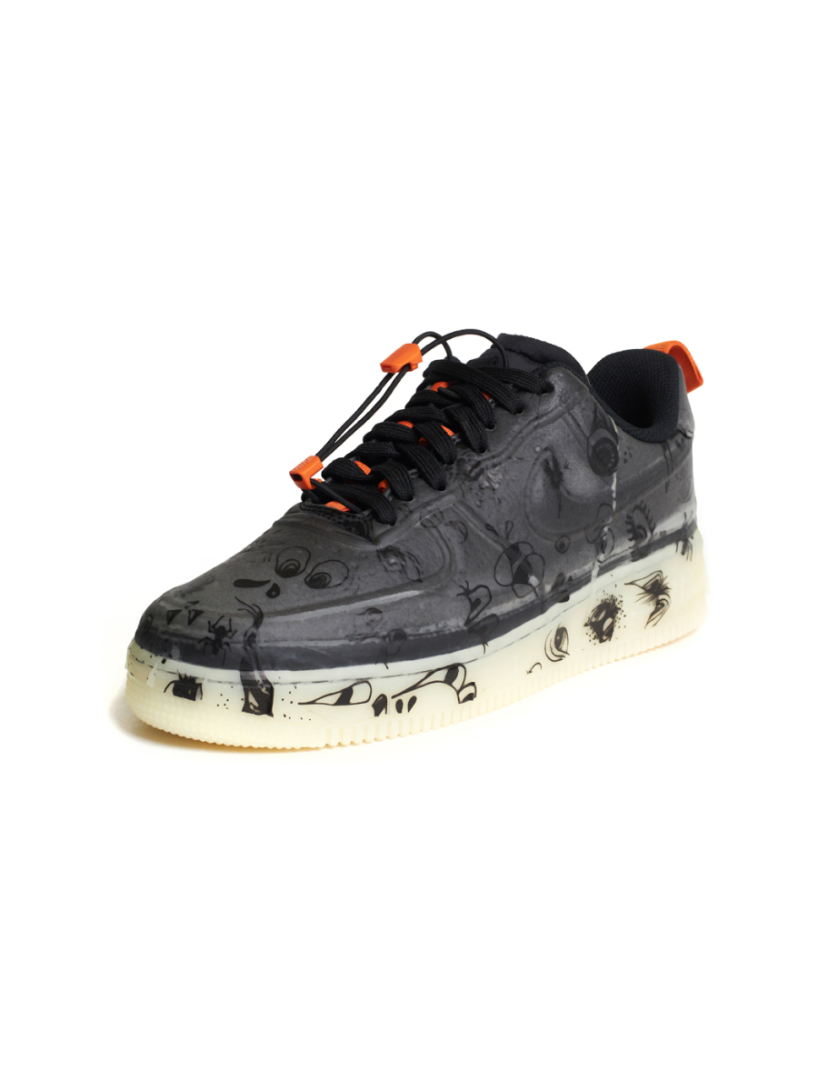 Кроссовки мужские Nike Air Force 1 Low Experimental "Halloween" NKDADDYS SNEAKERS, цвет: серый, DC8904-001 со скидкой купить онлайн