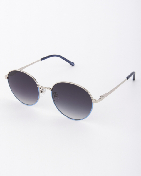 Солнцезащитные очки Spunky Round 2 Silver-Blue Spunky Studio  купить онлайн