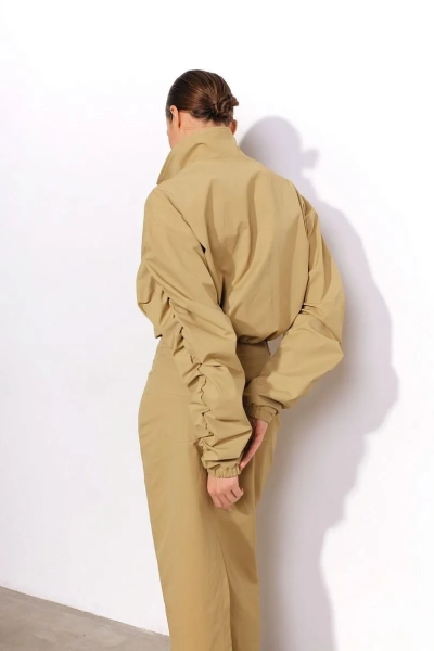 Костюм бомбер со сборкой и юбка Ricoco  купить онлайн