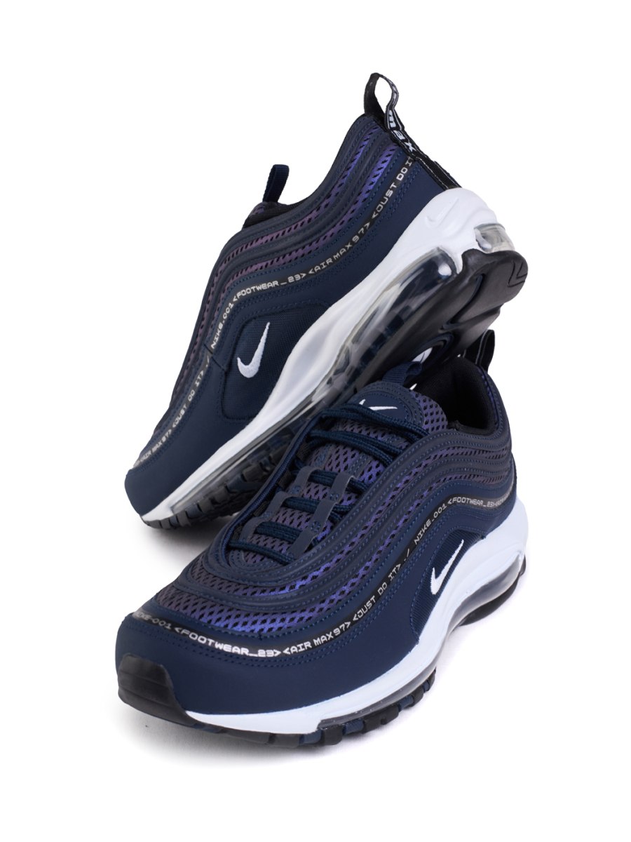 Кроссовки мужские Nike Air Max 97 "Just Do It Purple Navy" NKDADDYS SNEAKERS  купить онлайн