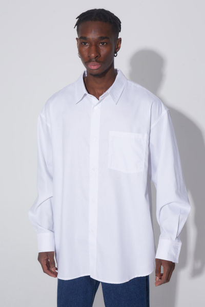 Рубашка оверсайз мужская хлопок MR by MERÉ  купить онлайн