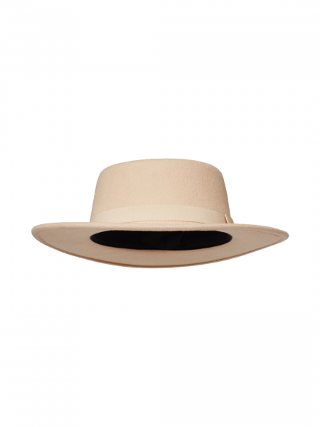 Шляпа порк-пай фетровая Canotier  купить онлайн