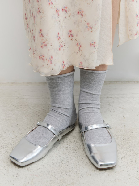 Носки с мягким краем AROUND, цвет: светло-серый меланж 1_05CV03 купить онлайн