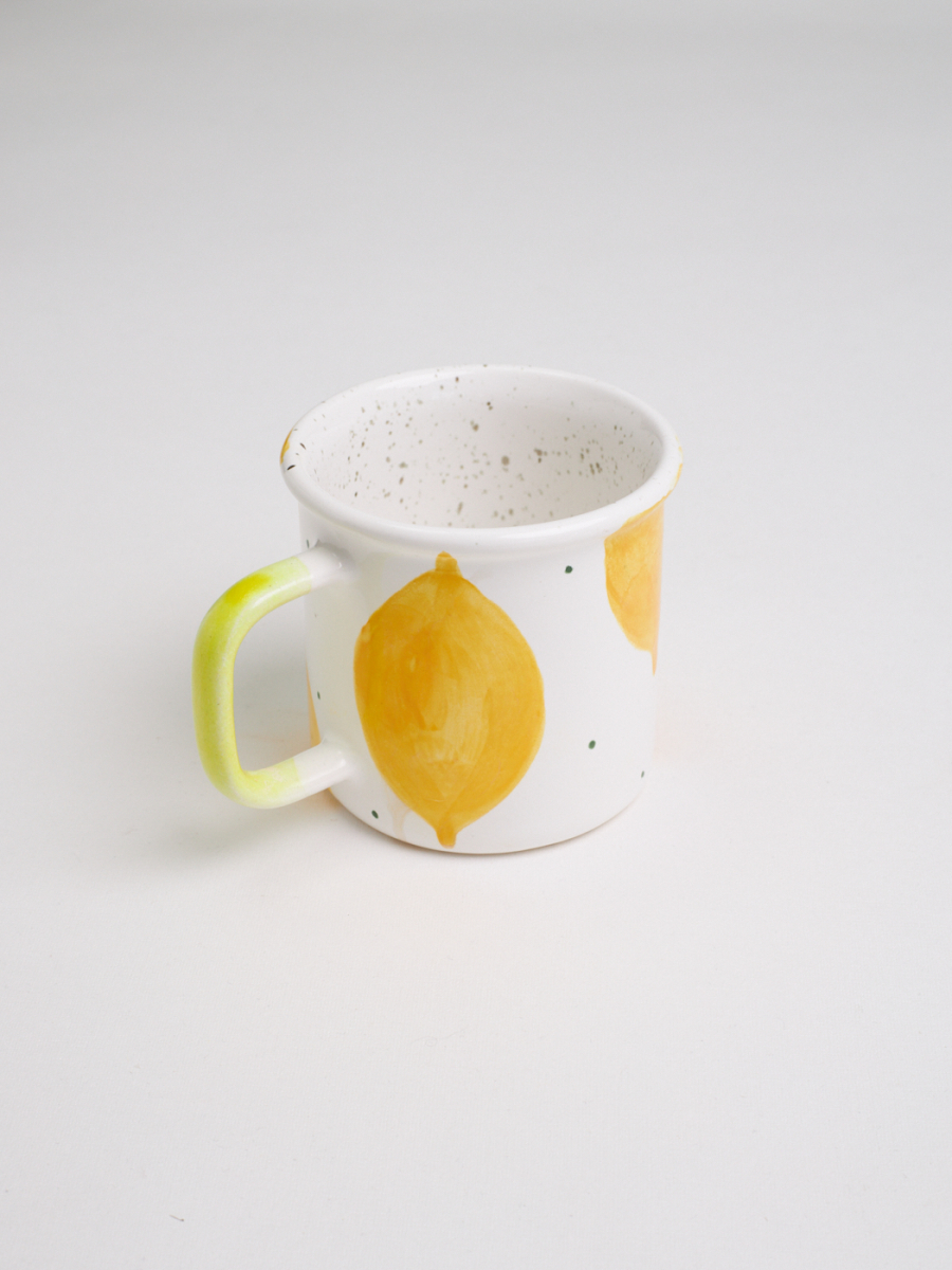 Чашка керамическая Лимон ODARYADARYA, цвет: лимон  купить онлайн