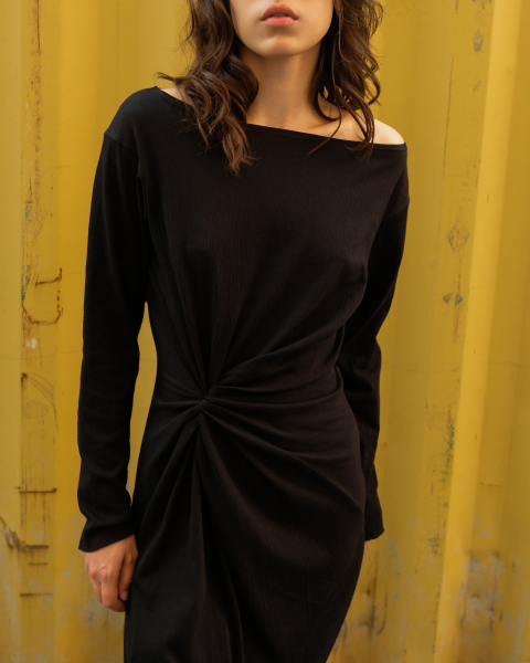 Платье с драпировкой ASYA SEMYONOVA  купить онлайн