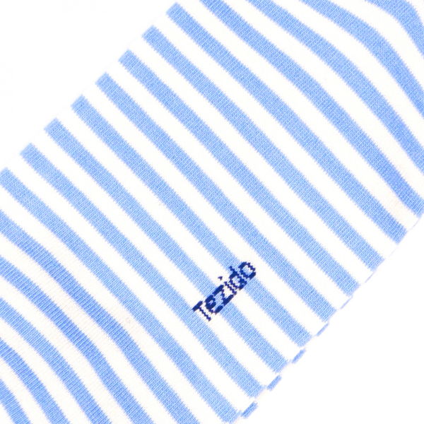 Короткие носки полосы Tezido, цвет: голубой Т2201 купить онлайн