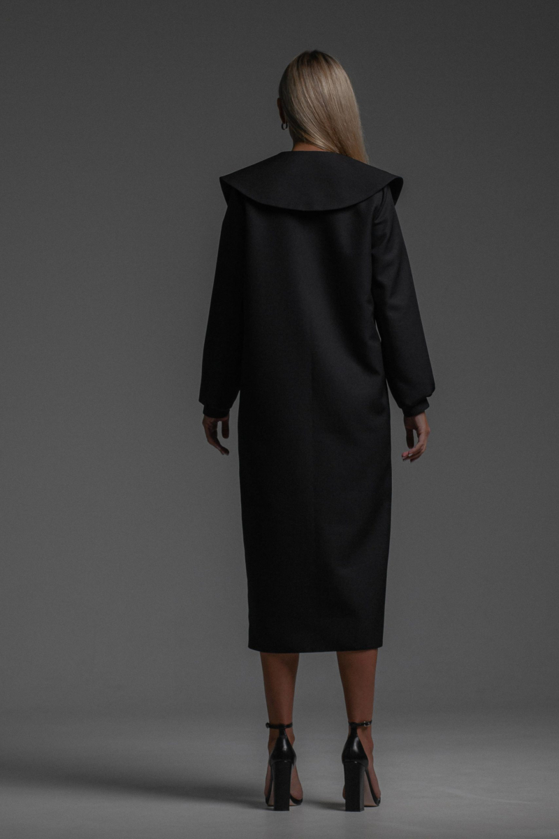 Платье с асимметричным воротником MINI ПЛТ114 купить онлайн