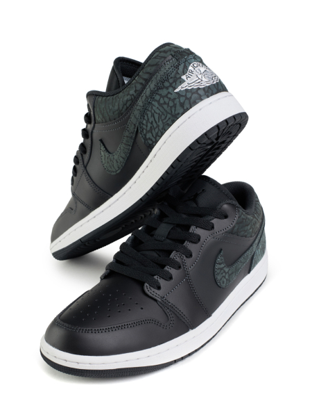 Кроссовки мужские Jordan 1 Low SE "Black Elephant" NKDADDYS SNEAKERS, цвет: Чёрный FB9907-001 купить онлайн