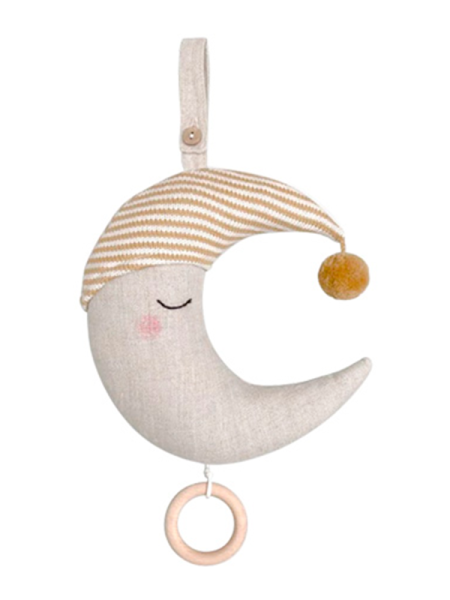 Подвесная музыкальная игрушка Saga Copenhagen "Лунный месяц Moon" Bunny Hill  купить онлайн