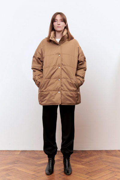 Стеганая куртка с поясом LE SOIR 00-00000115 купить онлайн