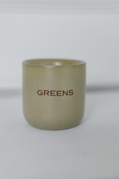 Ароматическая свеча в гипсовом стакане Home 17, цвет: GREENS  купить онлайн
