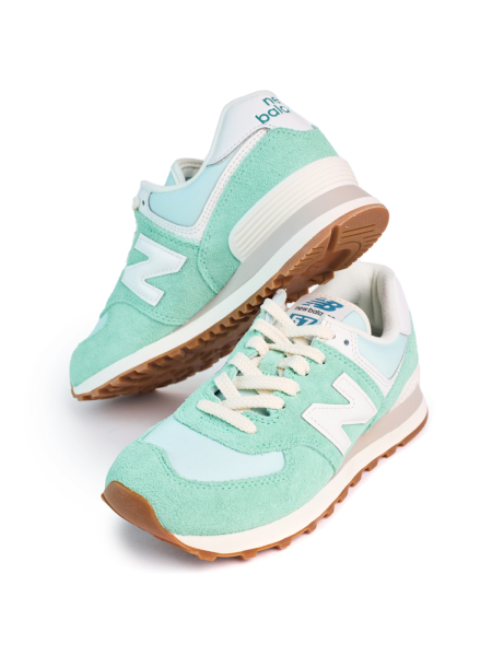 Кроссовки унисекс New Balance 574 "Turquoise" NKDADDYS SNEAKERS, цвет: зеленый, U574RD2 со скидкой купить онлайн