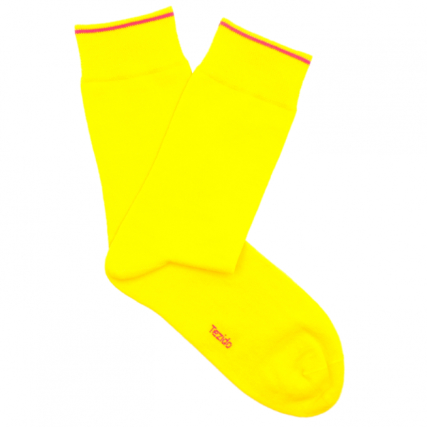 Носки Premium Tezido, цвет: Желтый т2502,36-40 купить онлайн