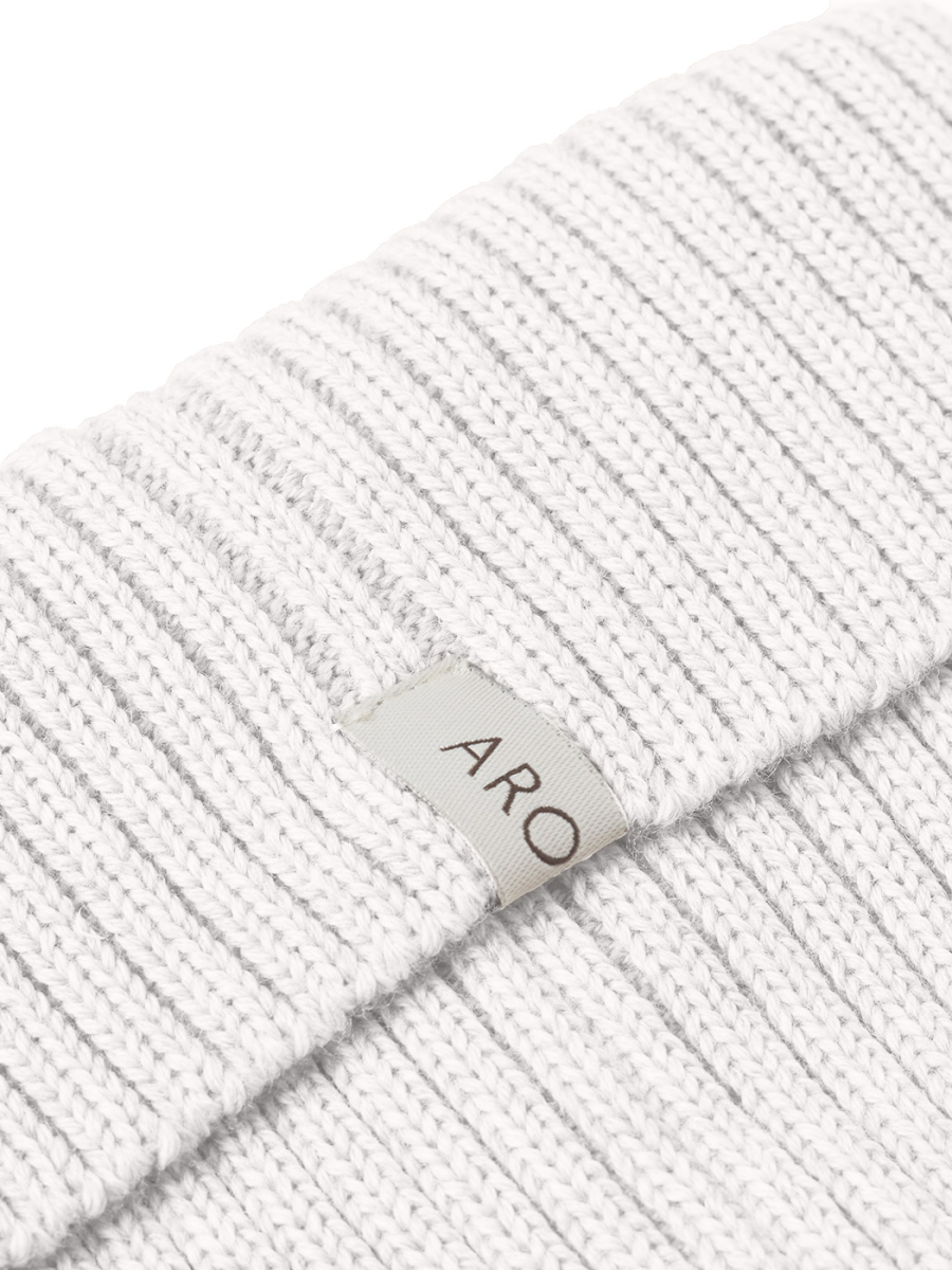 Шапка из шерсти мериноса в резинку AroundClother&Knitwear 111_01 купить онлайн