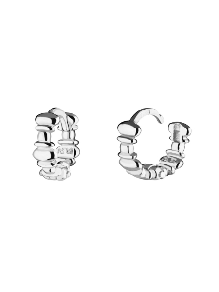 Серьги-кольца Ovals silver mini NEYAME, цвет: silver,  купить онлайн