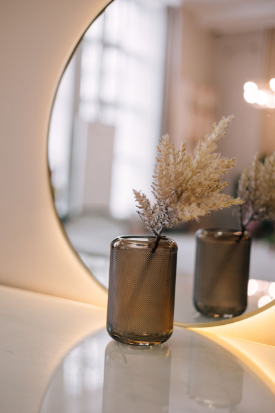 Декоративная ваза из стекла Цилиндр МАГАМАКС  купить онлайн