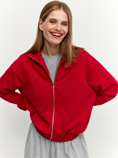 Спортивная куртка на молнии SELFMADE 20810323/RED купить онлайн