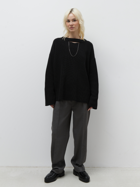Джемпер с вырезом для любимой цепочки AroundClother&Knitwear  купить онлайн