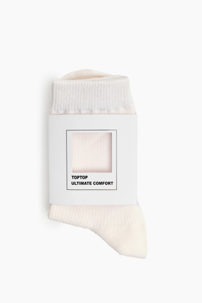 Носки из смесового хлопка TOPTOP, цвет: белый TT.082.14794.101 купить онлайн
