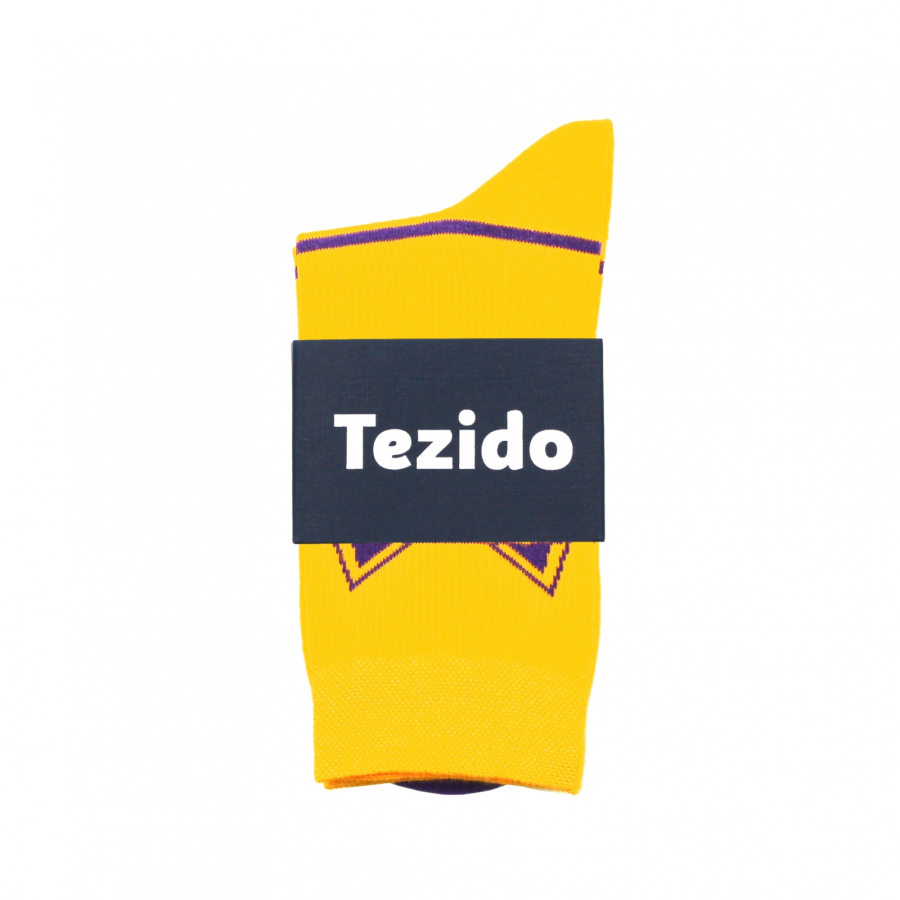 Носки желтый котенок Tezido, цвет: Желтый Т2111,36-40 купить онлайн