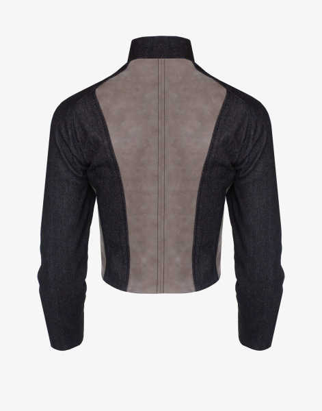 Куртка с кожаными вставками RISHI  купить онлайн