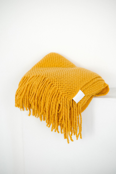 Плед "Бабушкин" TOWELS BY SHIROKOVA, цвет: Желтый  купить онлайн