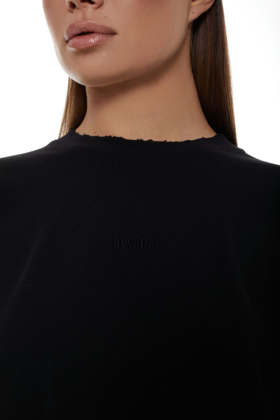 Футболка oversize с рваным эффектом SVYATAYA  купить онлайн