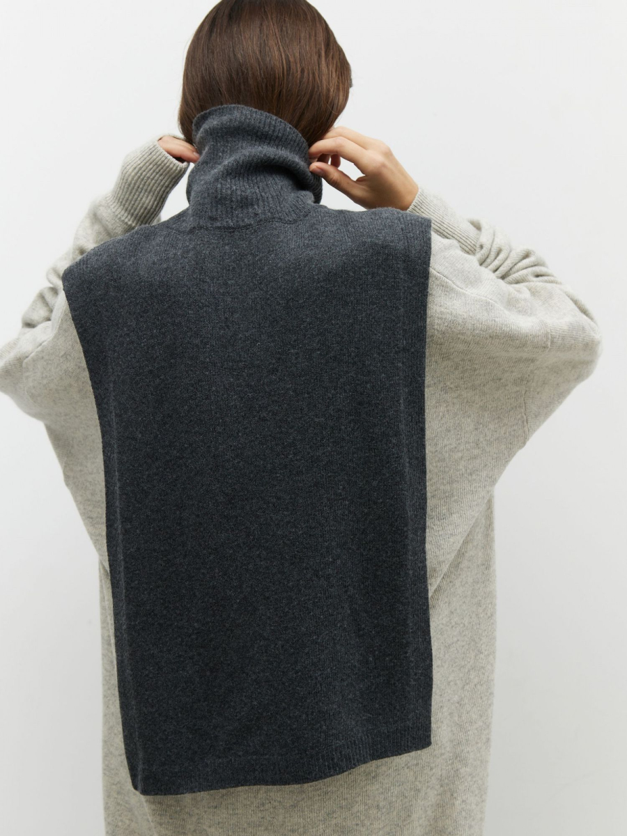 Манишка удлиненная из смесового кашемира AroundClothes&Knitwear  купить онлайн