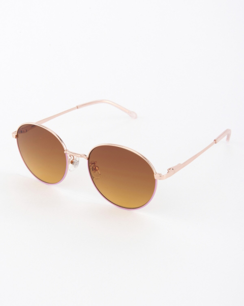 Солнцезащитные очки Spunky Round 2 Gold-Pink Spunky Studio  купить онлайн