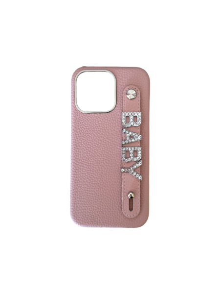 Чехол со стразами BABY 15 Pro Max ÁMOXY, цвет: PINK ph0013 купить онлайн