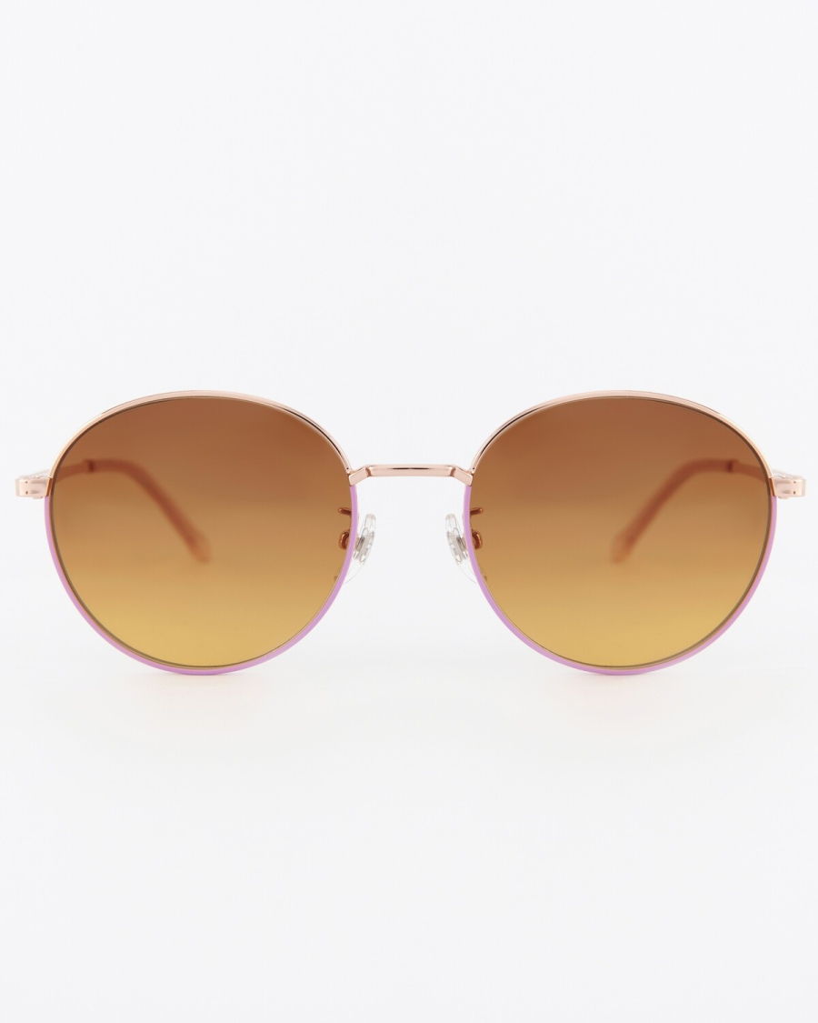 Солнцезащитные очки Spunky Round 2 Gold-Pink Spunky Studio  купить онлайн