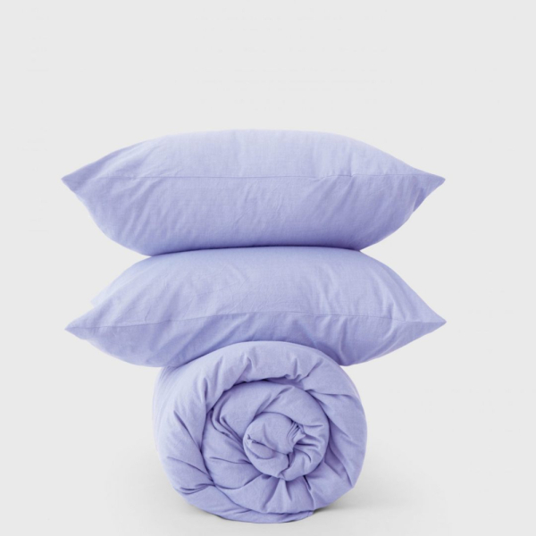 Простыня Melange Violet (без резинки) MORФEUS, цвет: melange violet  со скидкой купить онлайн