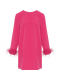 Платье с открытой спиной (Цвет: розовый) (S, розовый)