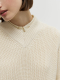 Пуловер укороченный из хлопка AroundClother&Knitwear  купить онлайн
