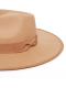 Шляпа федора фетровая с лентой и окантовкой Canotier  купить онлайн