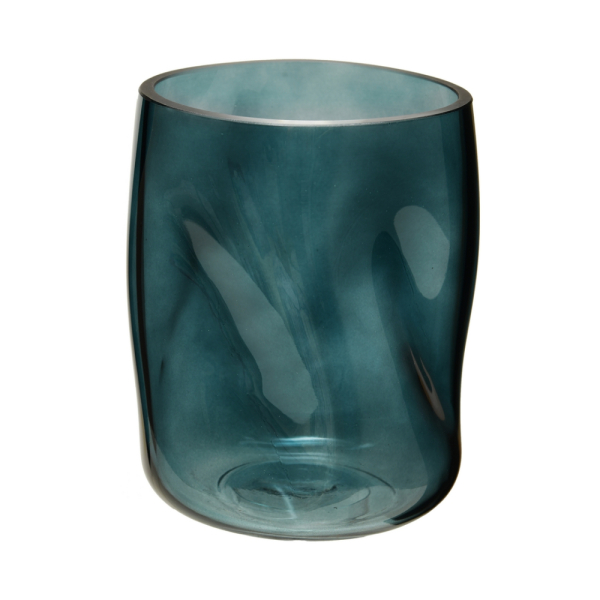 Декоративная ваза из стекла Динамика МАГАМАКС, цвет: синий Ekg-15 купить онлайн