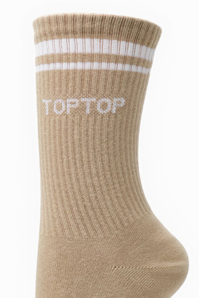 Носки из смесового хлопка TOPTOP, цвет: бежевый TT.082.14003.111 купить онлайн