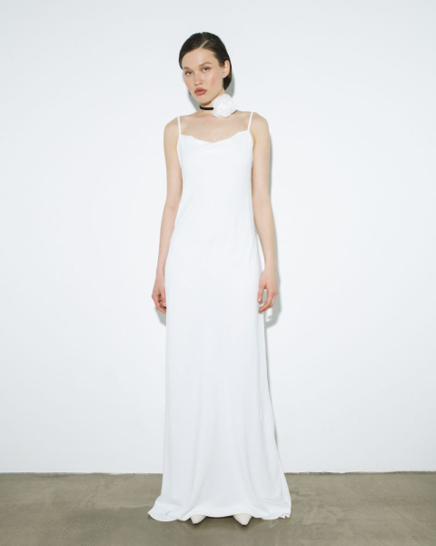 Платье - комбинация со шлейфом ÉCLATА XLPS000739 купить онлайн